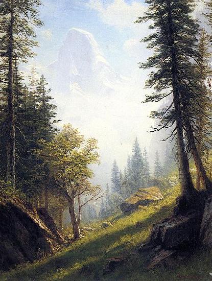 Albert Bierstadt Among the Bernese Alps